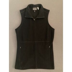 Ibex Zque Merino Wool Vest Women's Size Small Black Full Zip